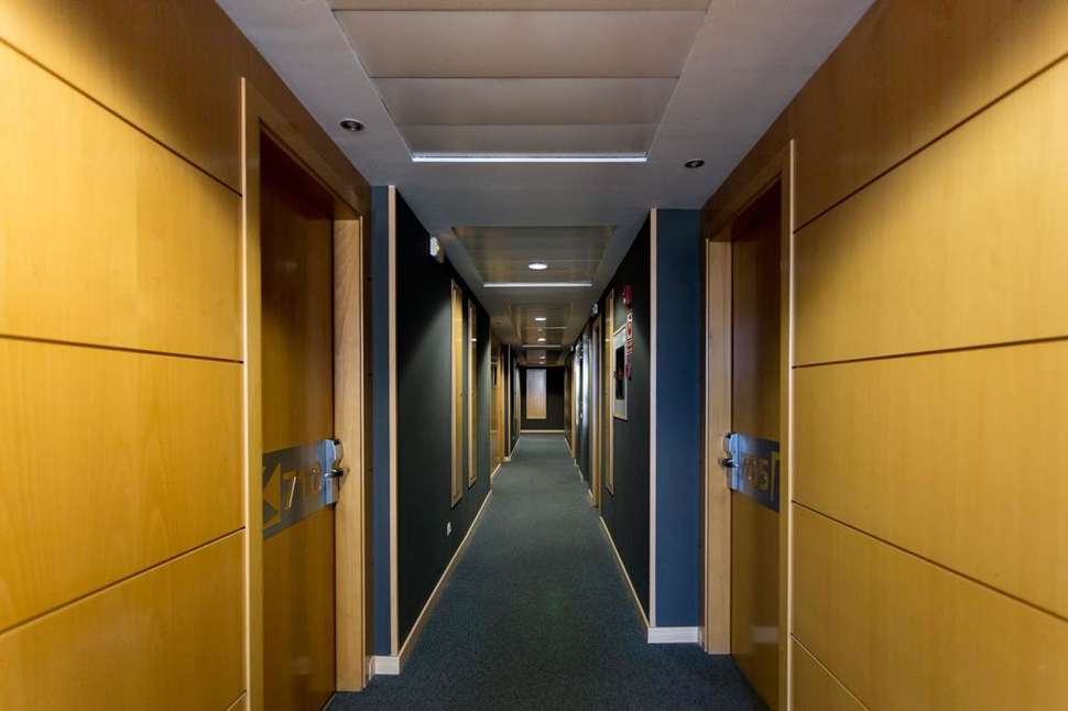 Een foto van het interieur van Hotel Kramer