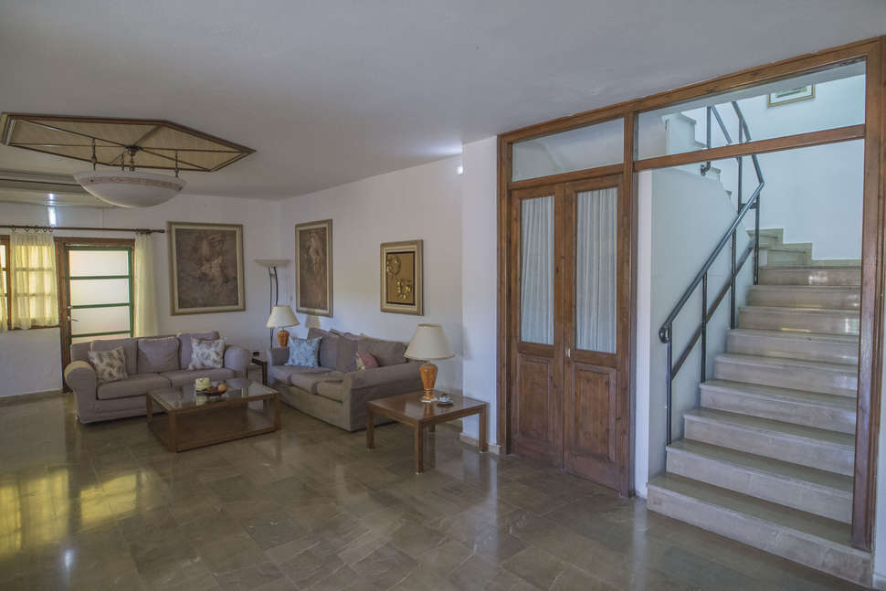 Een foto van het interieur van Corfu Aquamarine Hotel