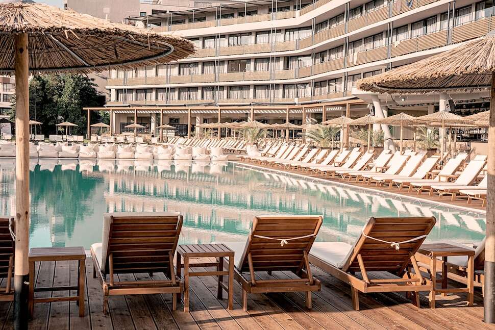 Een foto van het zwembad bij Sunny Beach Club
