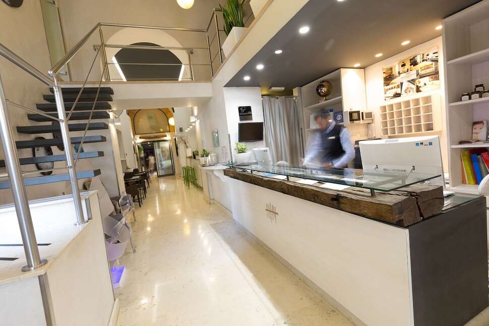Een foto van het interieur van Quintocanto Hotel & Spa
