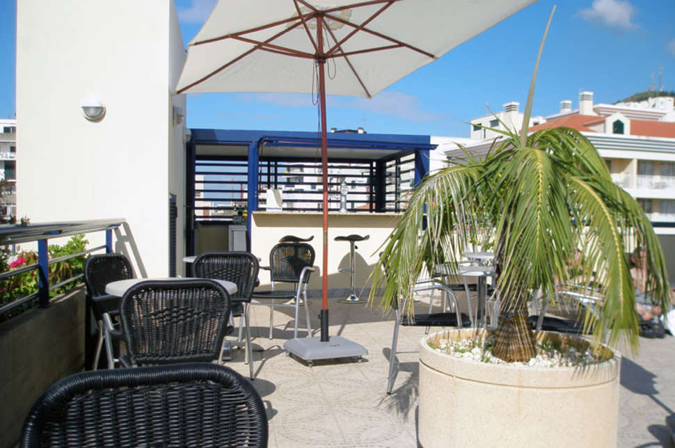 Ein Foto von der Terrasse im Terrace Mar Suite Aparthotel