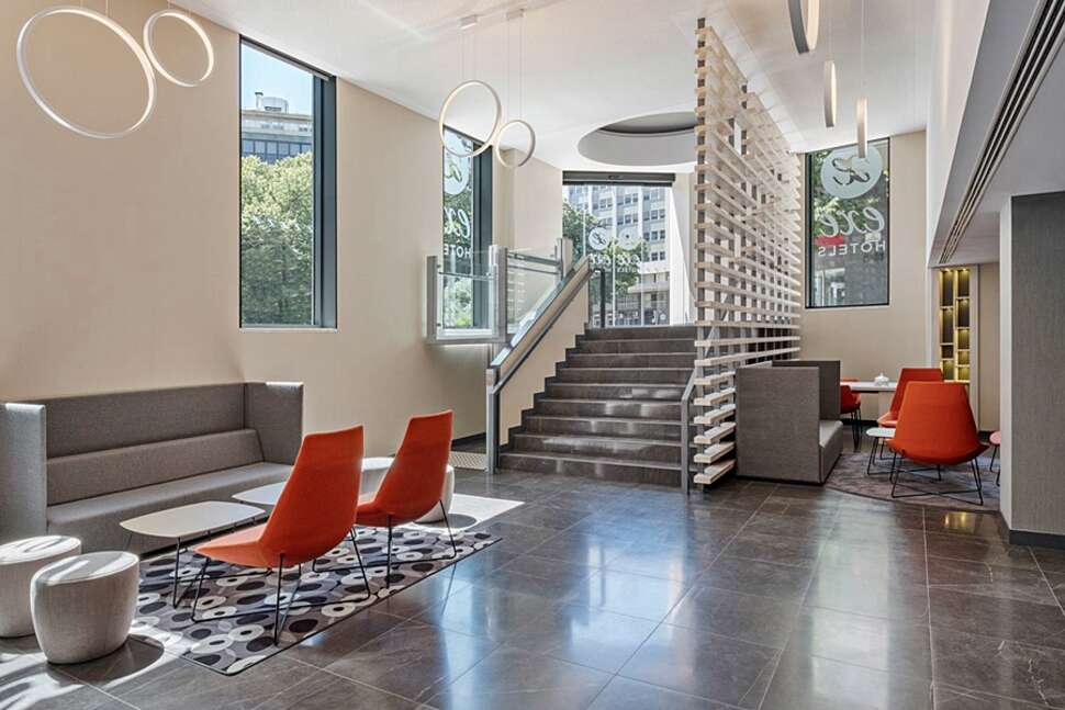 Een foto van het interieur van Exe Liberdade