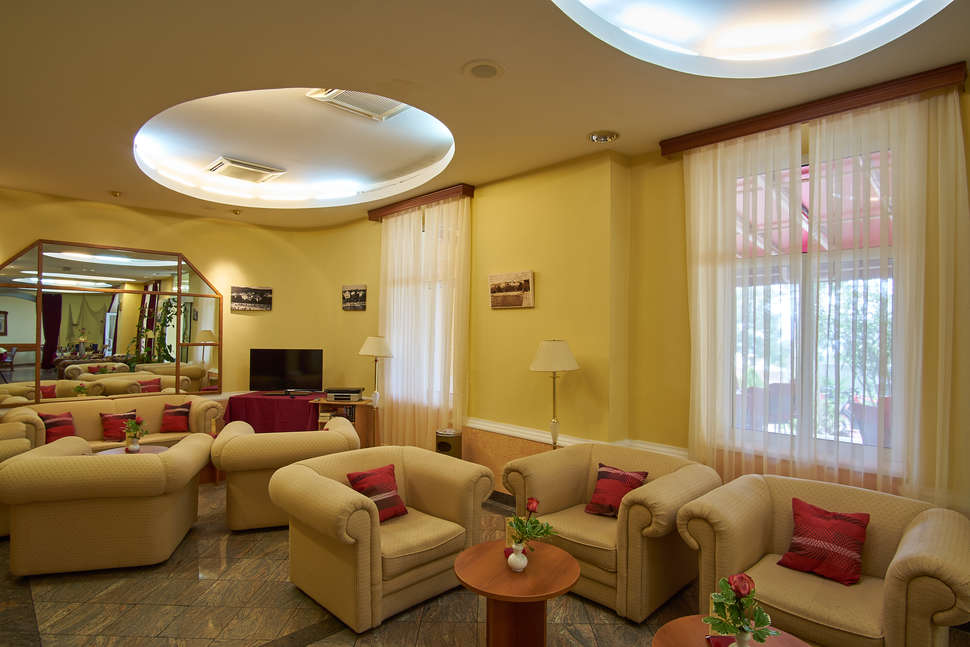 Een foto van het interieur van Hotel Villa Ruzica