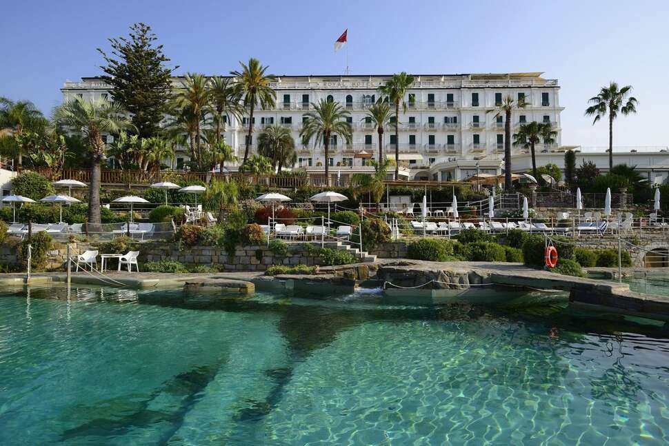 Ein Foto von einer Übersicht des Royal Hotel San Remo