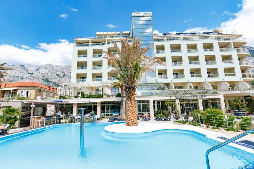 Ein Foto von einer Übersicht des Hotel Park Makarska