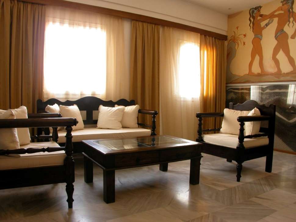 Een foto van het interieur van Gardenia Hotel Perissa