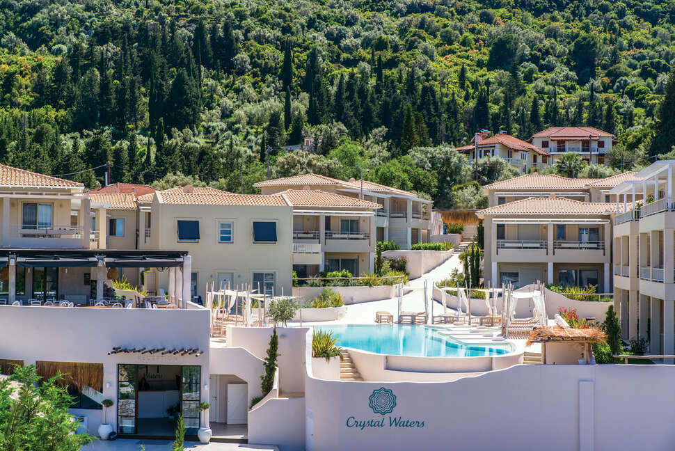 Ein Foto vom Pool im Crystal Waters