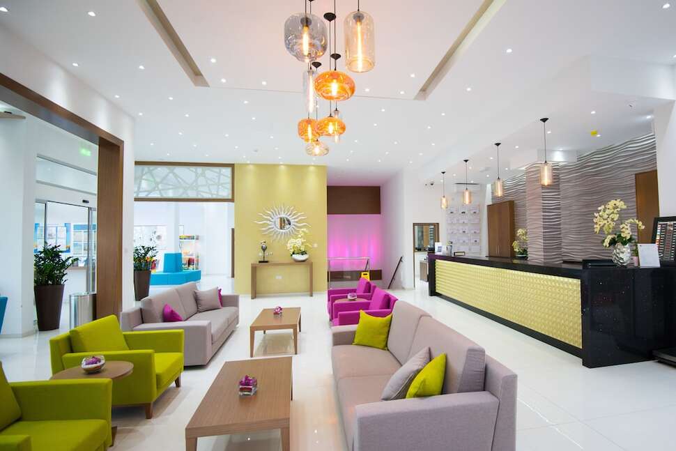 Een foto van het interieur van Loutsiana Hotel Appartementen
