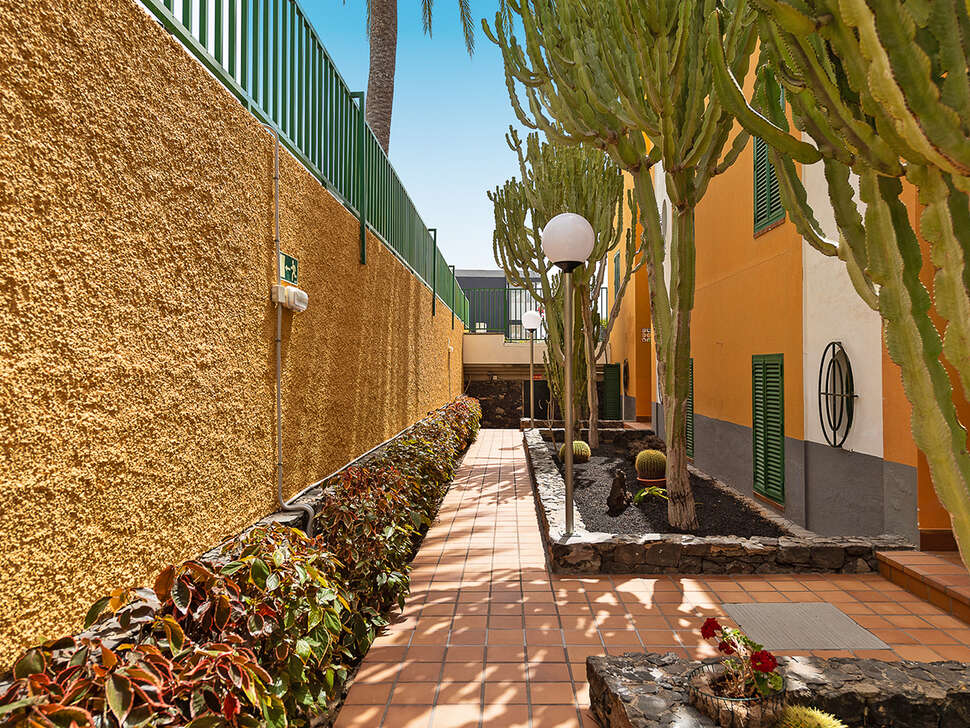 Ein Foto von der Terrasse im Cordial Judoca Beach