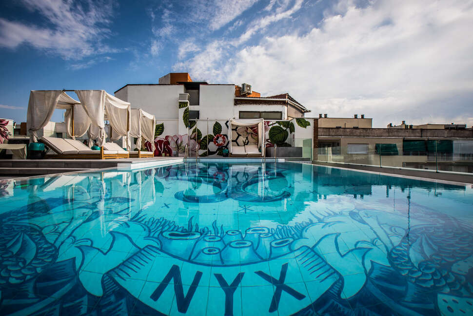 Een foto van een overzicht van NYX Hotel Madrid