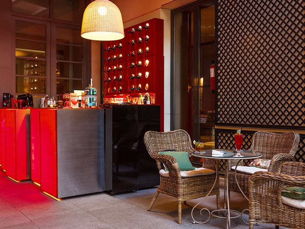 Een foto van het interieur van Vincci Soho