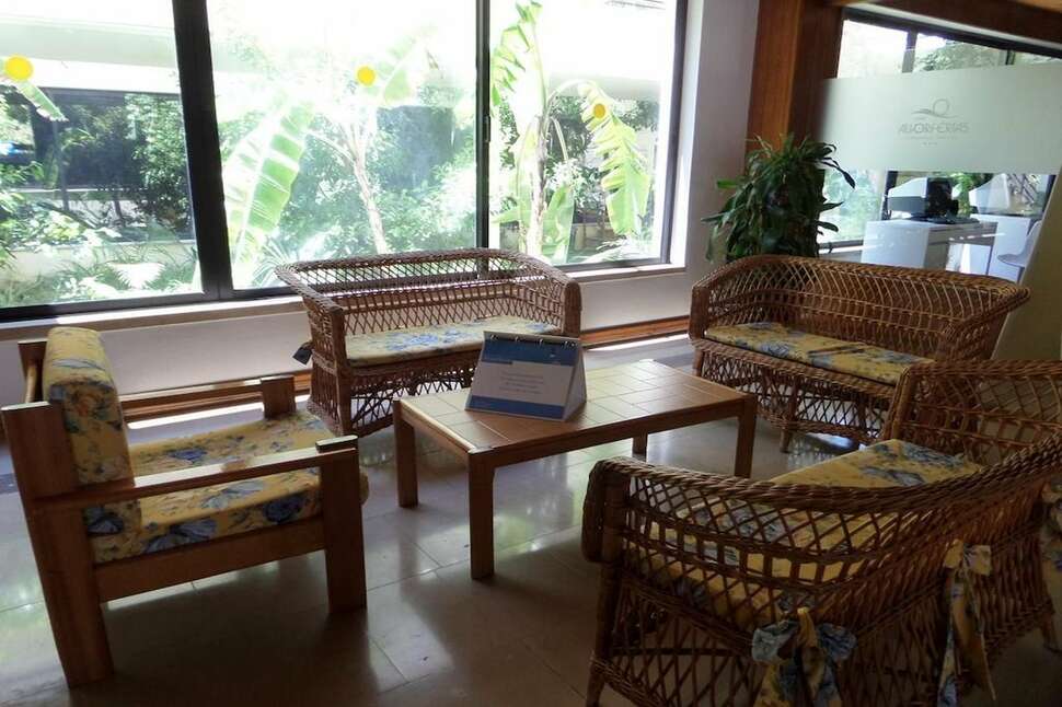 Een foto van het interieur van Clube Alvorferias