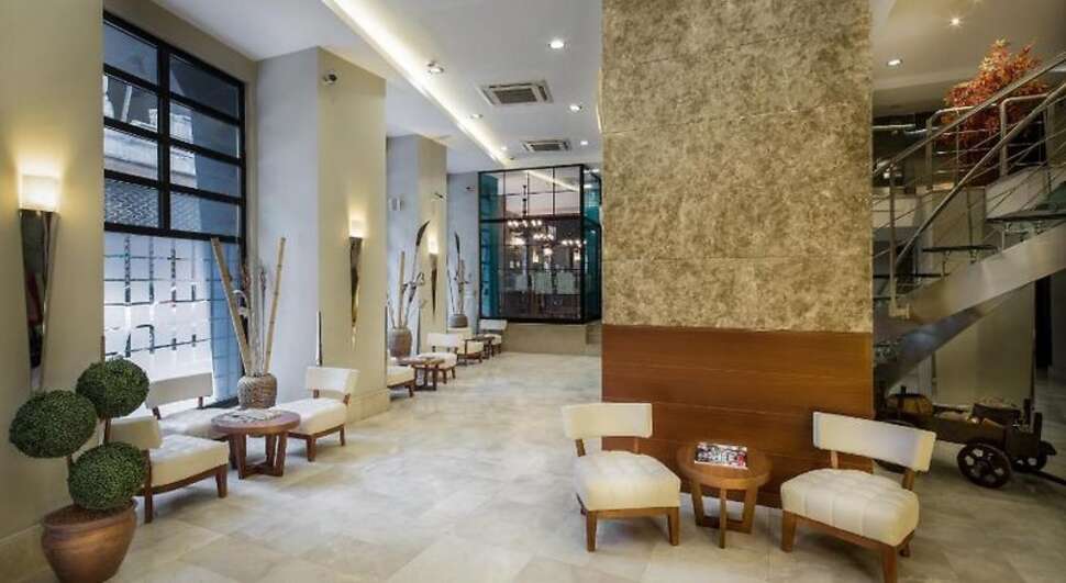 Een foto van het interieur van Orka Royal Hotel & Spa