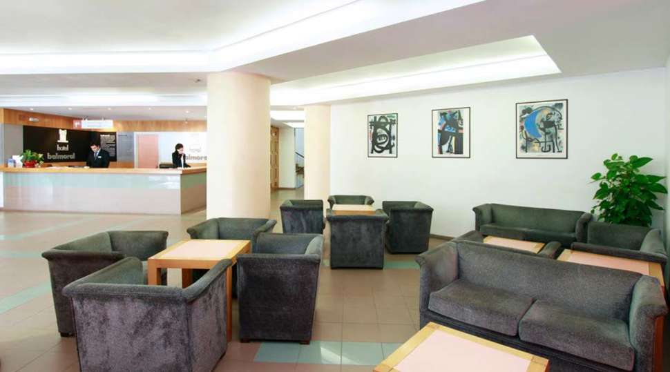 Een foto van het interieur van Hotel Alba Beach
