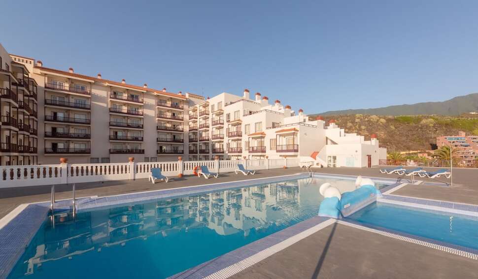 Ein Foto vom Pool im Apartments Centro Cancajos