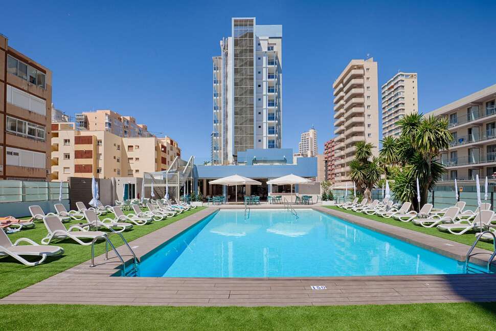 Een foto van een overzicht van Hotel Benidorm Centre