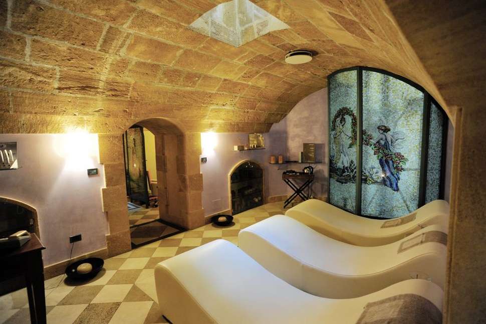 Ein Foto von den Einrichtungen im Grand Hotel Ortigia