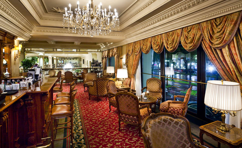 Een foto van de faciliteiten bij Grand Hotel Wien