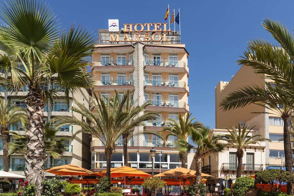 Een foto van het interieur van Hotel Marsol