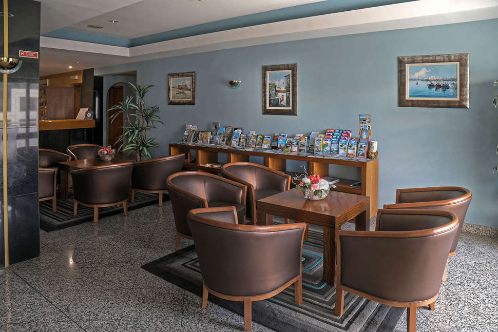 Een foto van het interieur van Paladim & Alagoa Mar Hotels