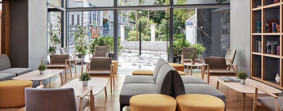 Een foto van het interieur van Arion Athens Hotel
