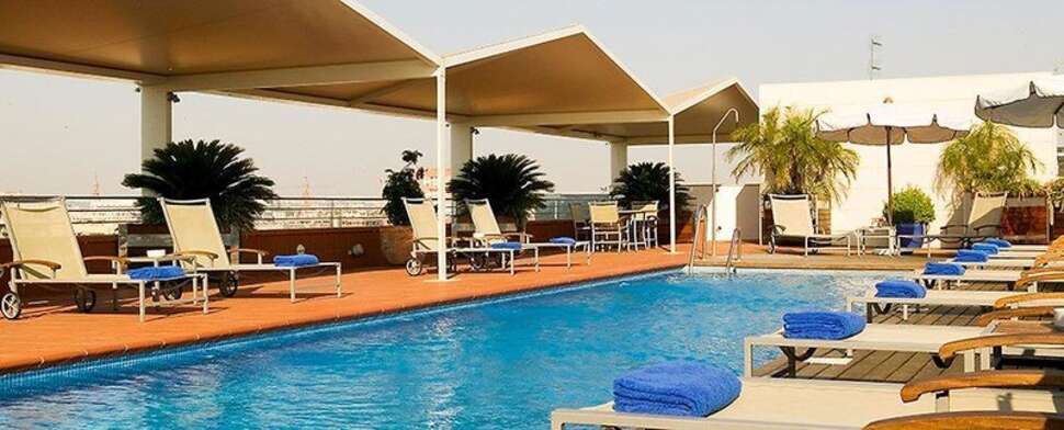 Een foto van een overzicht van Hotel Novotel Sevilla