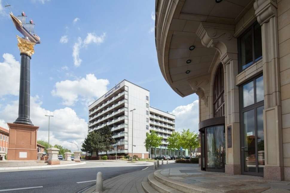Een foto van de buitenkant van Aparthotel Hamburg Mitte