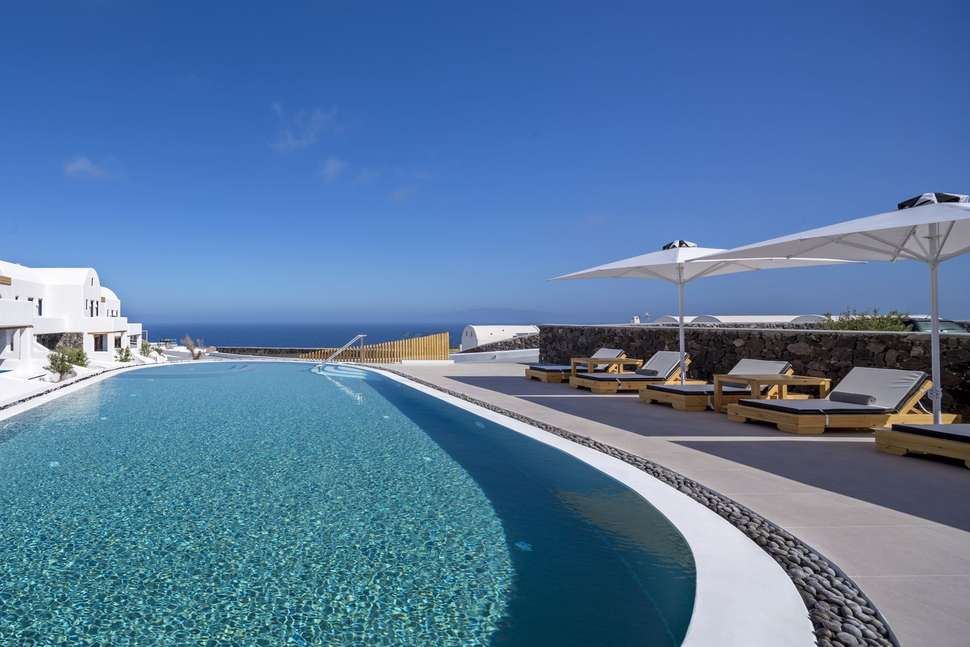 Een foto van het zwembad bij Elea Resort