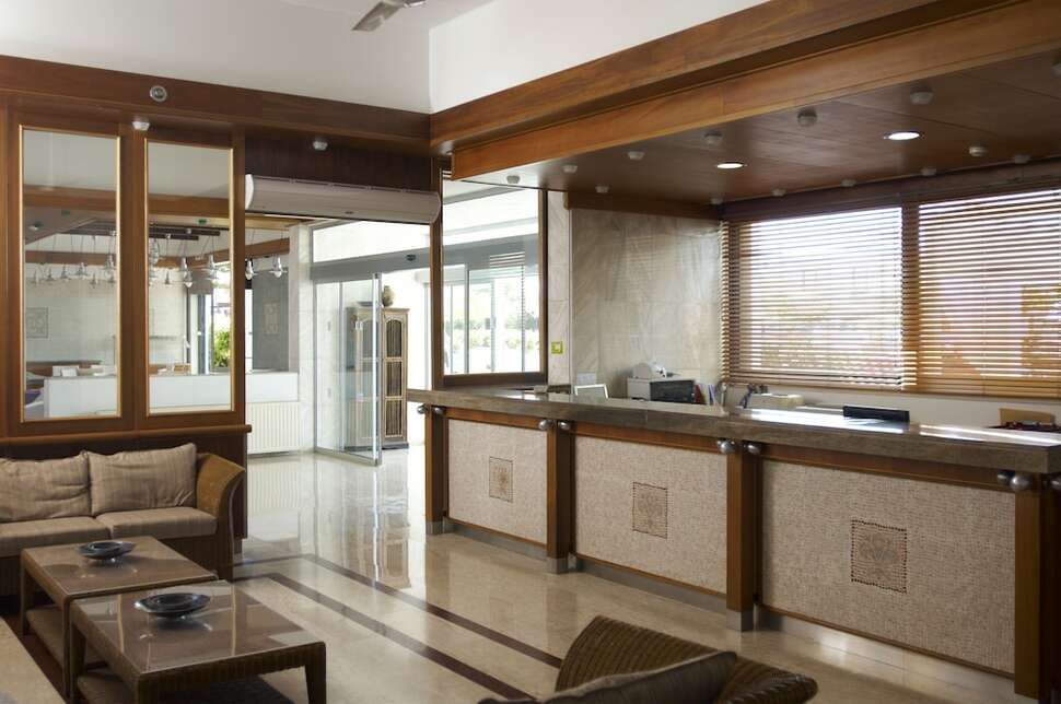 Een foto van het interieur van Appartementen Senator