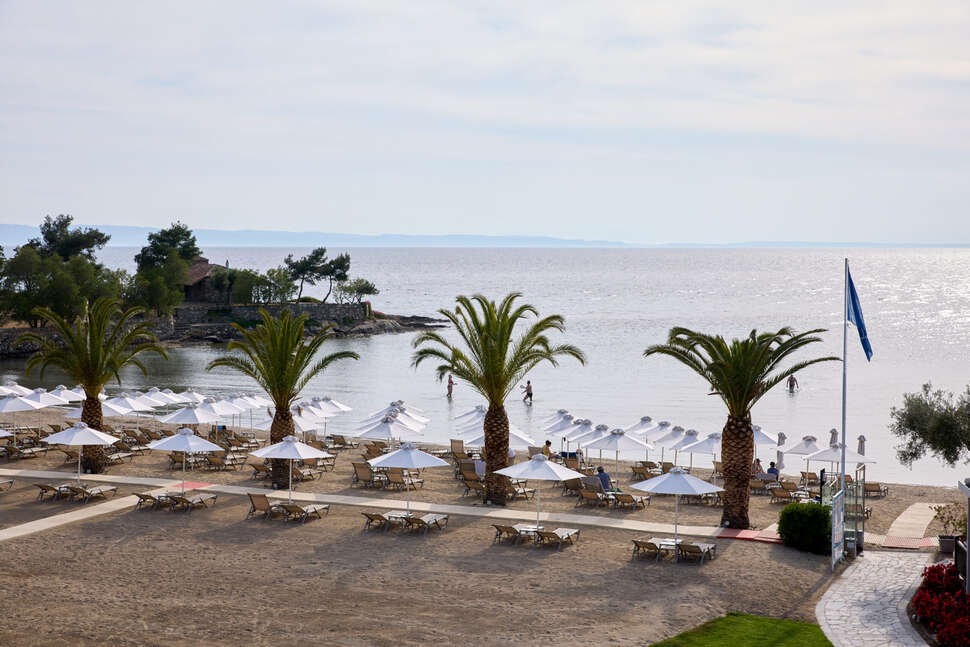 Een foto van het strand bij Anthemus Sea Beach Hotel & Spa