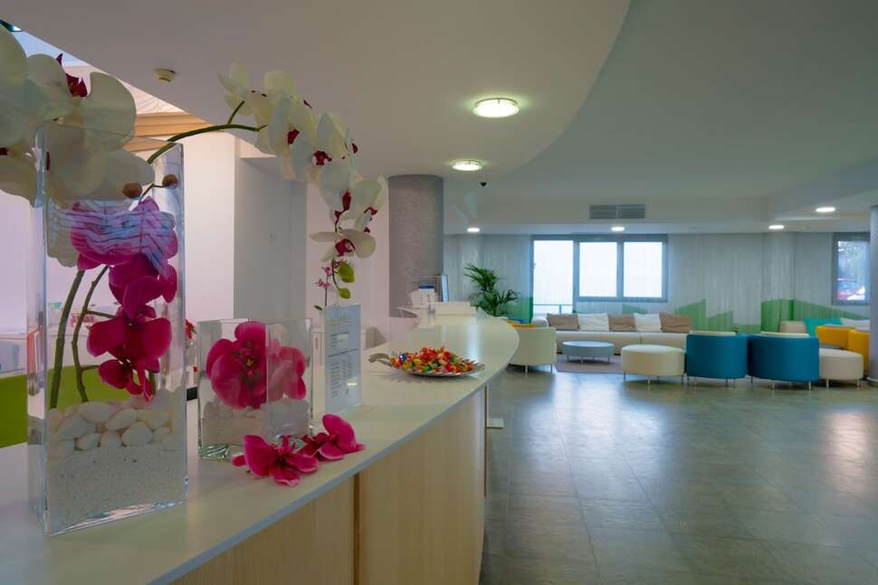 Een foto van het interieur van Relaxia Lanzaplaya Appartementen