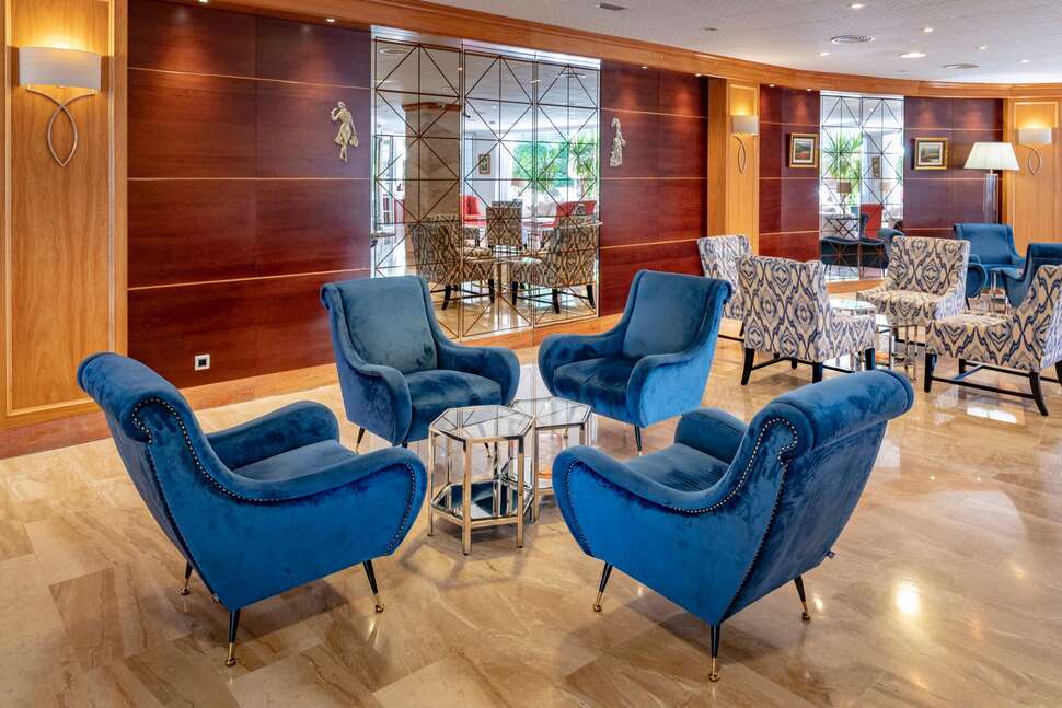 Een foto van het interieur van Hotel Las Vegas