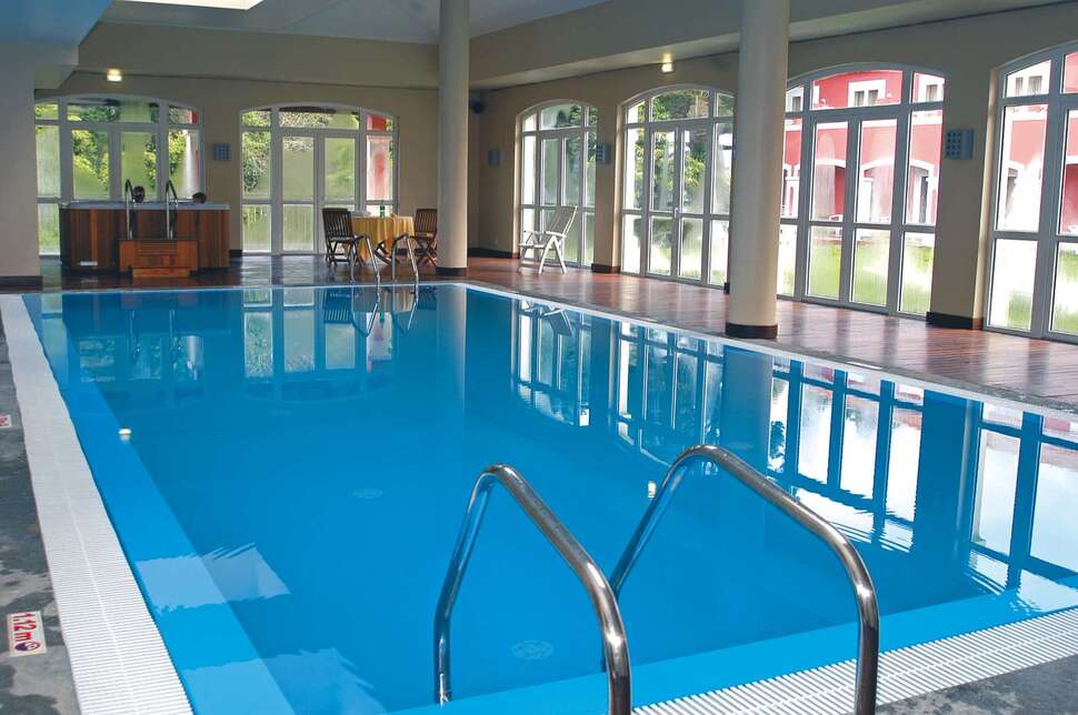 Ein Foto vom Pool im Enotel Golf - Santo da Serra