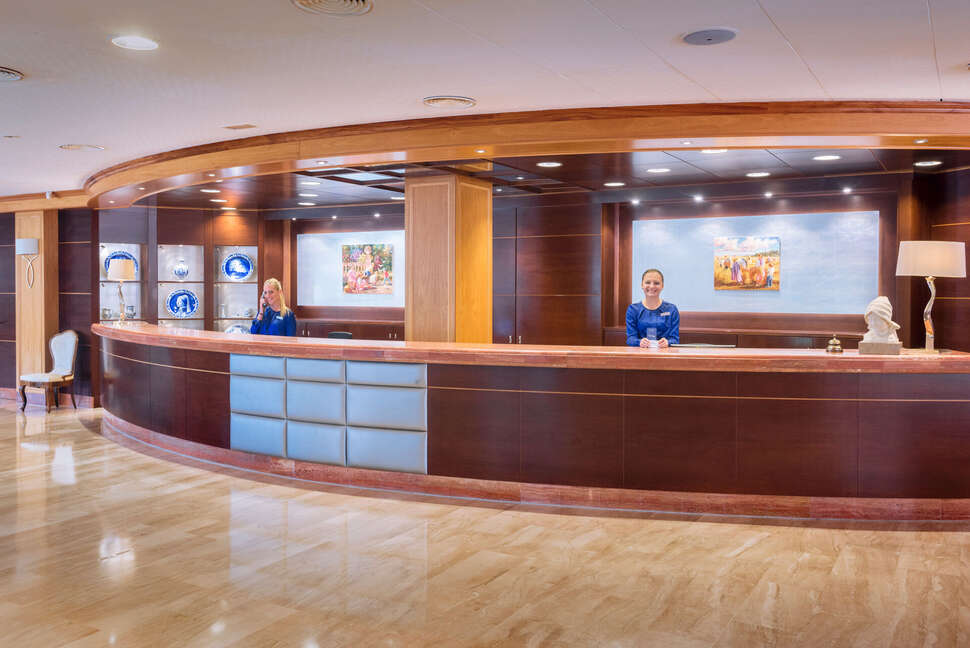 Een foto van het interieur van Hotel Las Vegas
