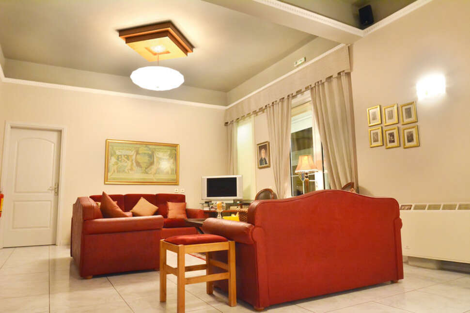 Een foto van het interieur van Hotel Ioni