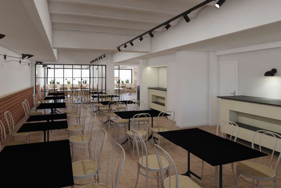Een foto van de faciliteiten bij Hotel GHT Miratge