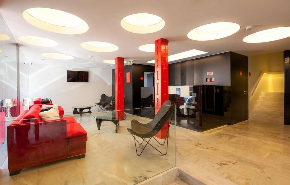 Een foto van het interieur van Faro Boutique Hotel