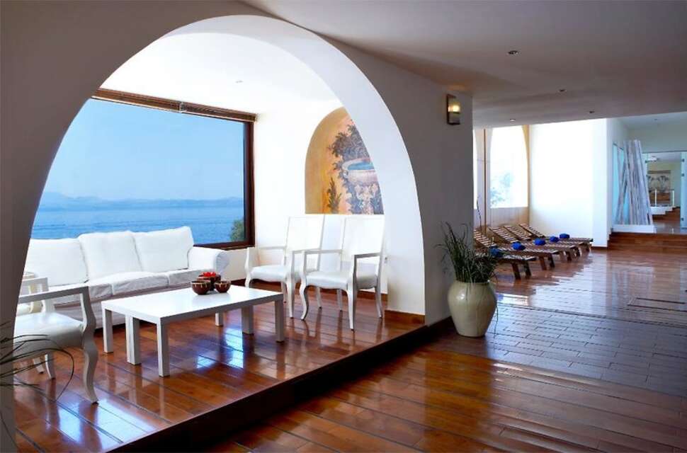 Een foto van het interieur van Sunshine Corfu Hotel & Spa