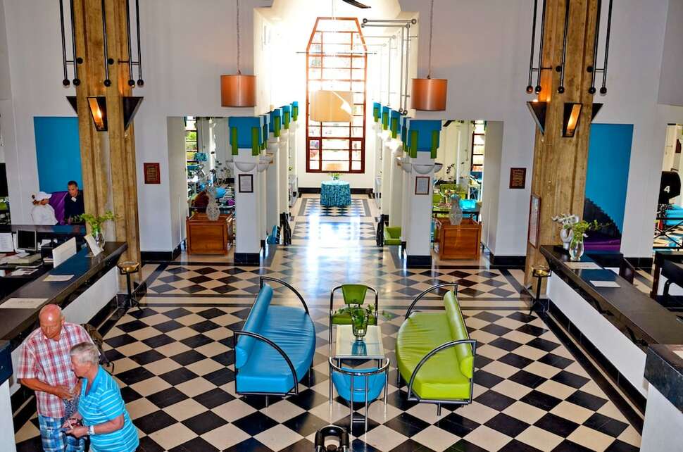 Een foto van het interieur van Caribbean Village Agador