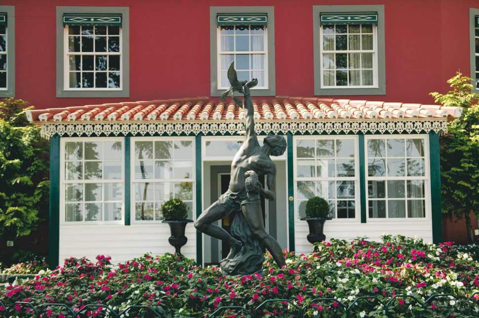 Een foto van de buitenkant van Quinta Do Monte Panoramic Gardens