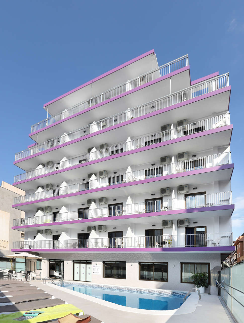 Een foto van de buitenkant van Hotel Brasil