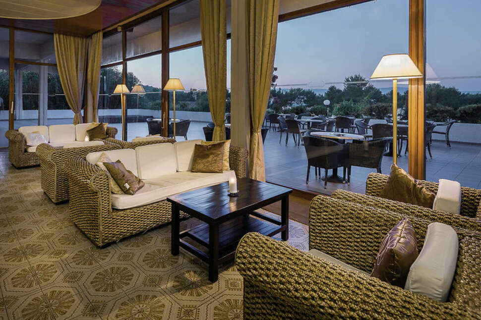 Een foto van het interieur van Hotel Hvar