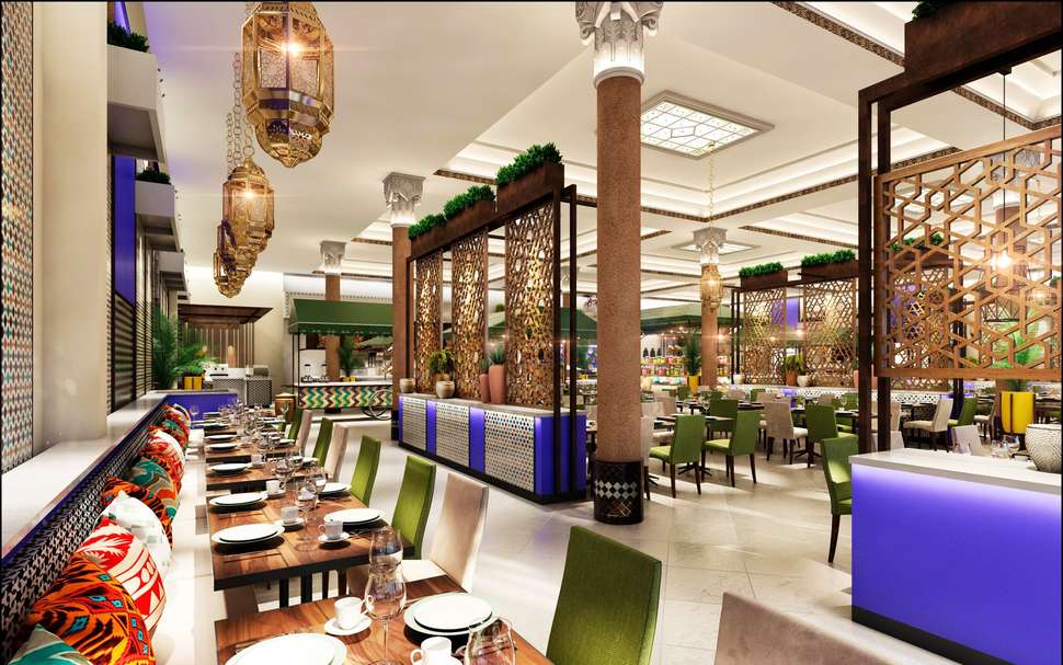 Een foto van de faciliteiten bij Marrakech Ryads Parc & Spa
