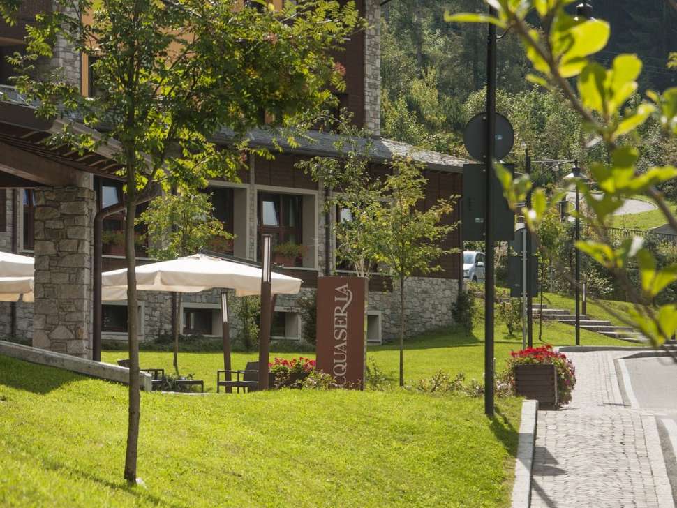 Een foto van de buitenkant van Blu Hotel Acquaseria