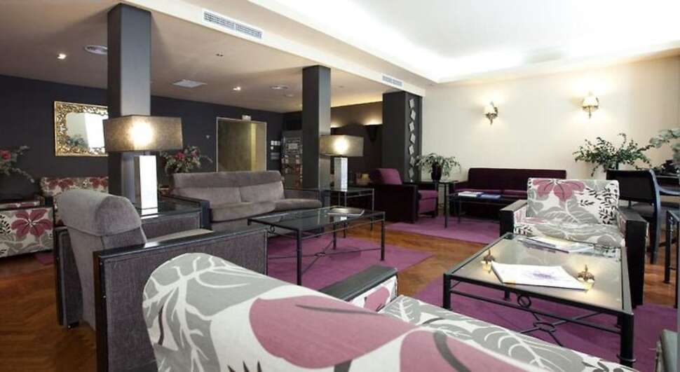 Ein Foto vom Innenbereich im Hotel Moderno