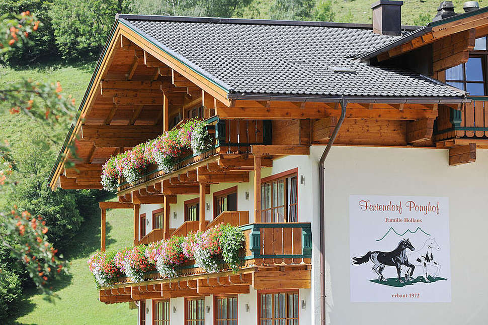 Ein Foto von der Außenansicht des Feriendorf Ponyhof