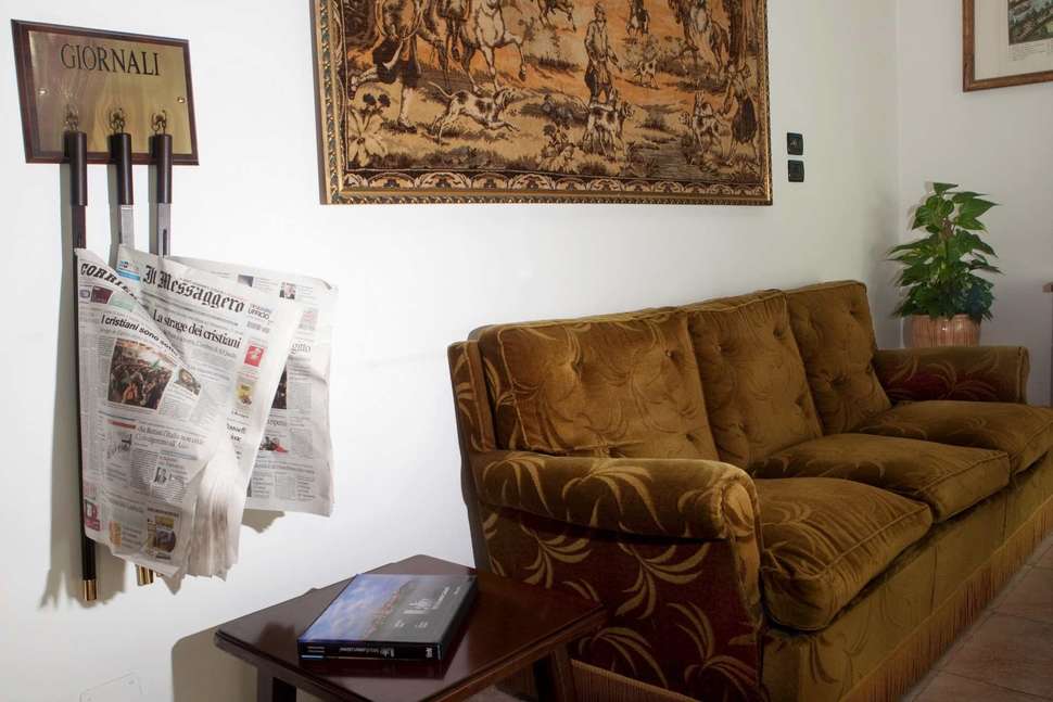 Een foto van het interieur van Hotel Antico Acquedotto