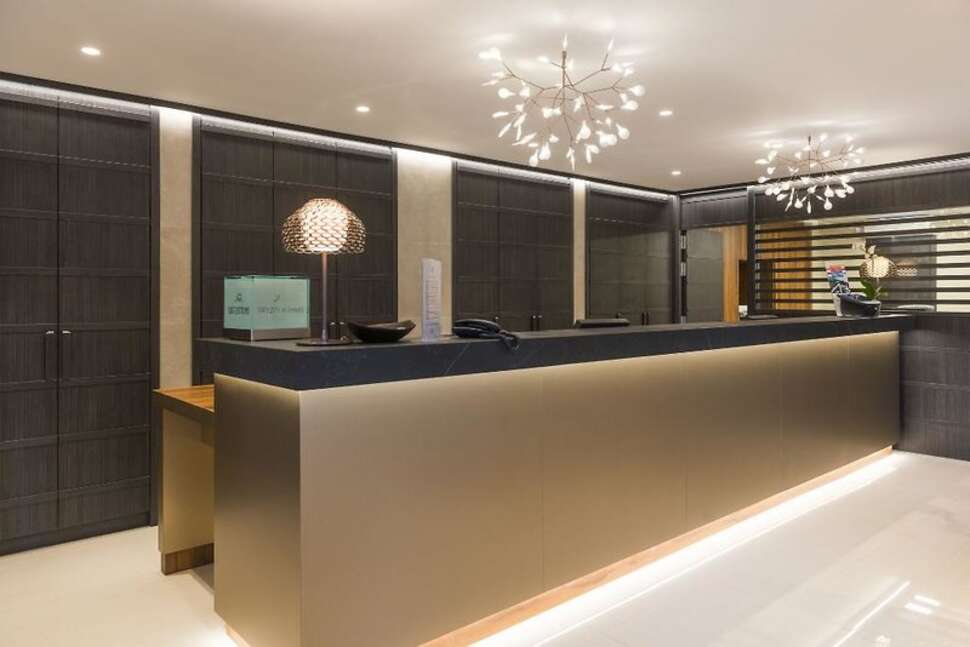 Een foto van het interieur van Hotel Marsol