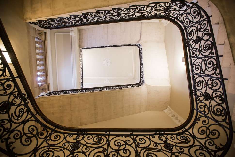 Een foto van het interieur van Eurostars Palazzo Zichy