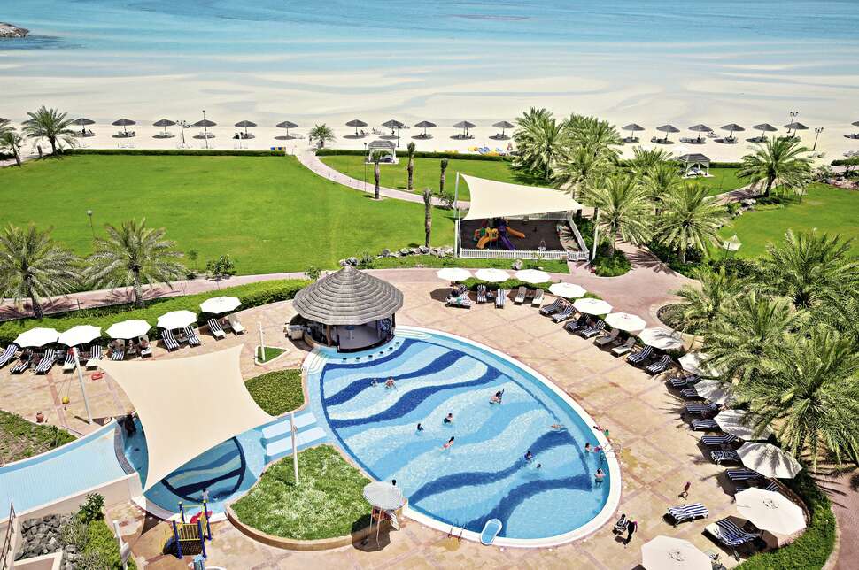 Een foto van een overzicht van Danat Jebel Dhanna Resort